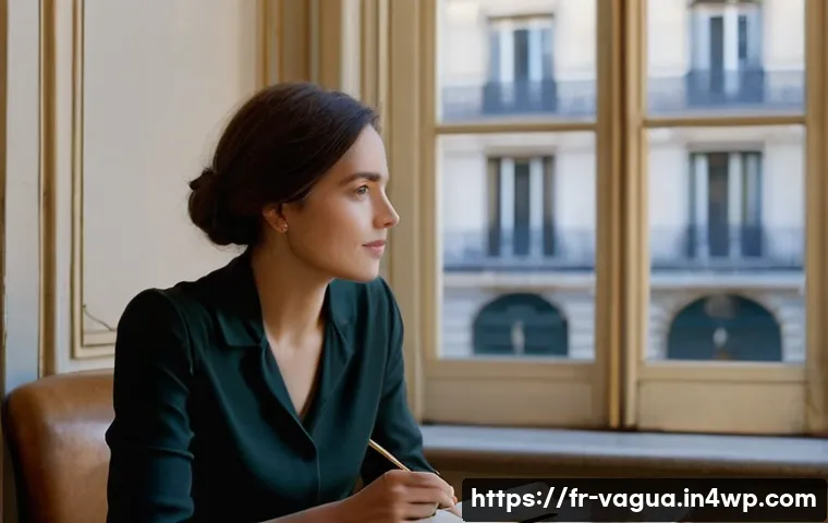 핵심 가치 명확화 과정의 성공 요인 - **Prompt:** A thoughtful woman in her early 30s, dressed in elegant, casual French fashion—perhaps a...